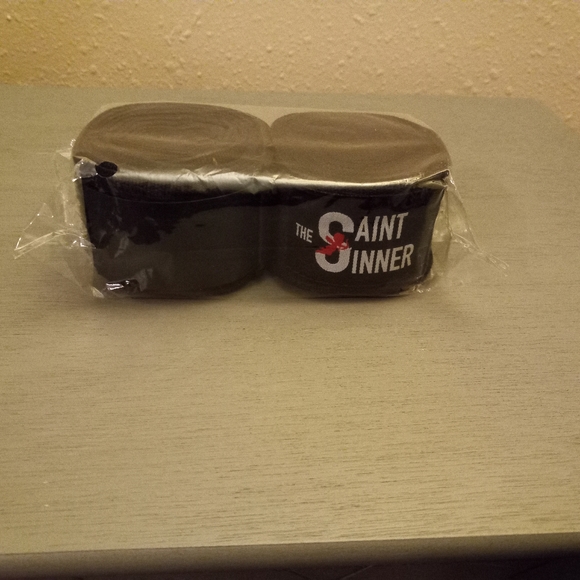 NEW The Saint And The Sinner Black & Red Handwraps (Boxing) - Picture 4 of 4